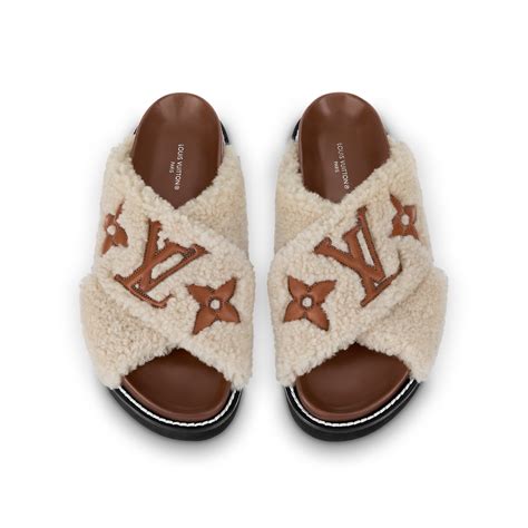 louis vuitton paseo flat comfort mule|Louis Vuitton flat shoes for women.